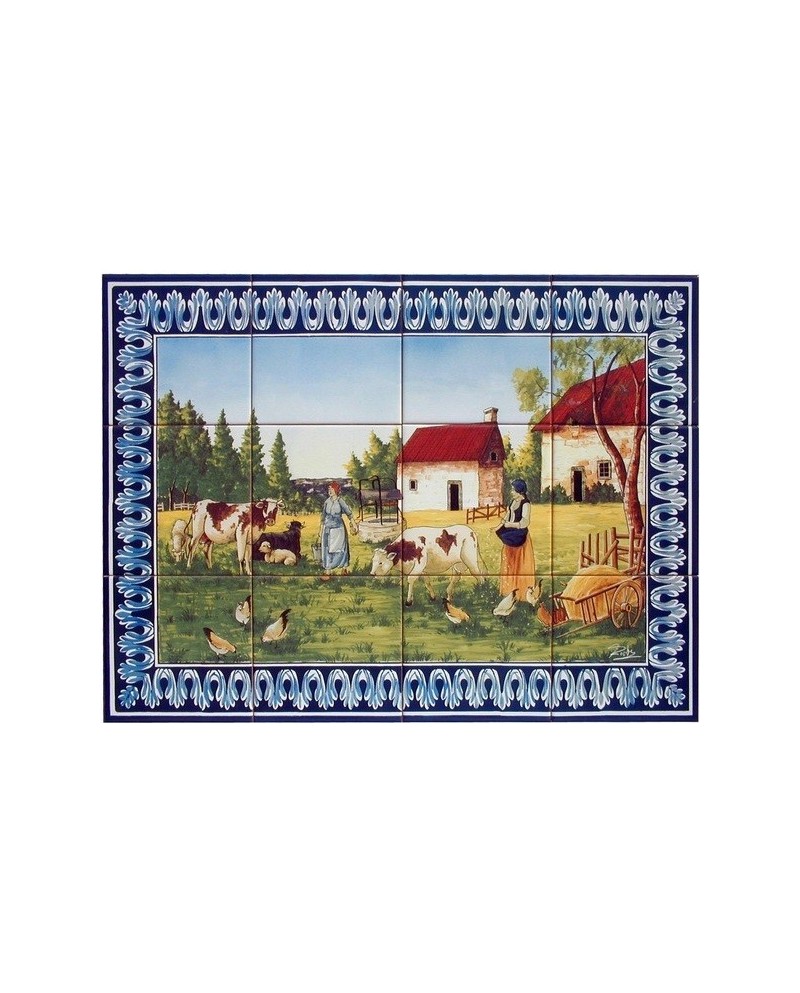 Tiles with the image of Country Landscape