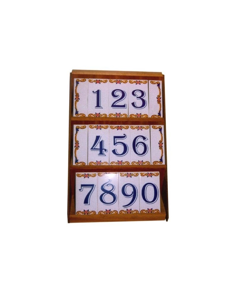 Tiles with numbers