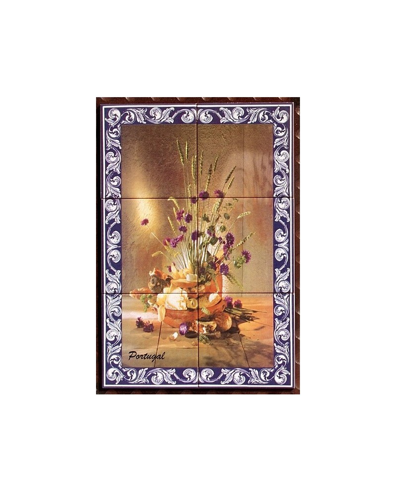 Tiles with the image with Vase of Flowers