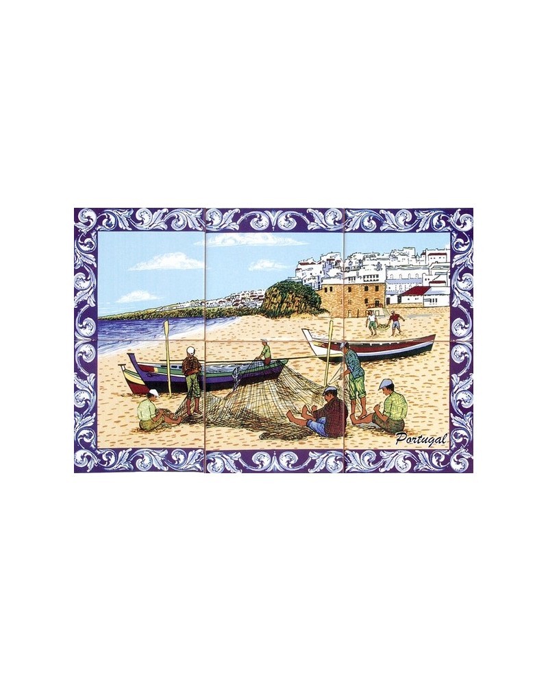 Azulejos com﻿ imagem dos pescadores