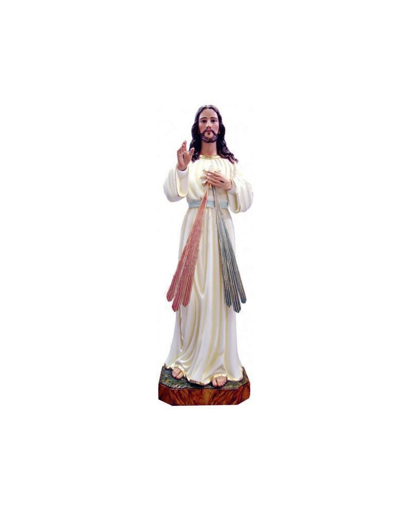 Estatua de madera del Sagrado Corazón de María