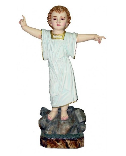 Estatua de madera do niño Jesús﻿