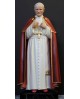 Wooden statue Pope Francisco