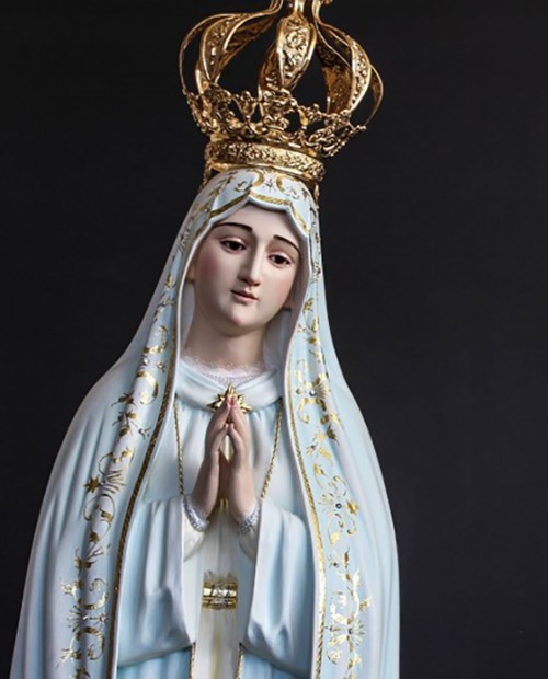 Wooden statue of Our Lady of Fatima Chapel