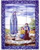 Tiles with the image of Our Lady of Fatima